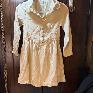 Zara Cream Fabric Detail